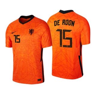 Men's Marten De Roon Netherlands National Orange Home Jersey