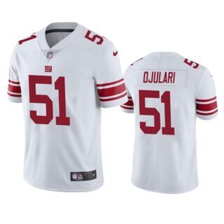 Men's #51 Azeez Ojulari New York Giants Limited Stitched Jersey White