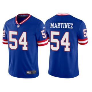 Women's New York Giants Blake Martinez Royal Classic Vapor Limited Stitched Jersey