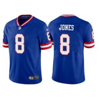 Women's New York Giants Daniel Jones Royal Classic Vapor Limited Stitched Jersey