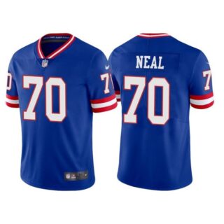 Women's New York Giants Evan Neal Royal Classic Vapor Limited Stitched Jersey