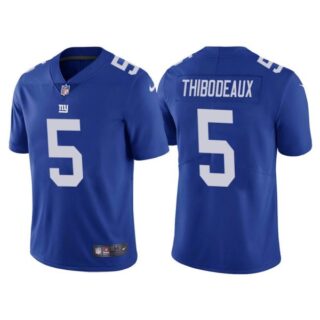 Men's New York Giants Kayvon Thibodeaux 2022 NFL Draft Stitched Jersey Royal