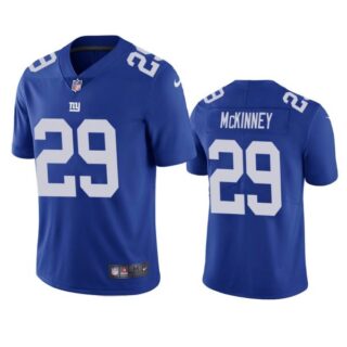 Men's #29 Xavier Mckinney New York Giants Limited Stitched Jersey Royal