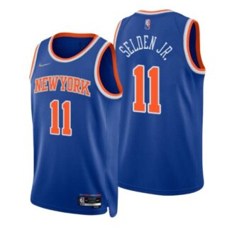 Men's Wayne Selden Jr. New York Knicks 75th Anniversary Diamond Jersey