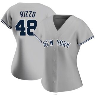 Women's Anthony Rizzo New York Yankees Jersey - Stitched Gray