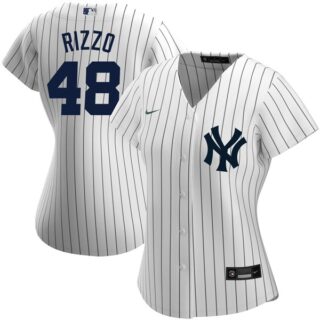 Women's Anthony Rizzo New York Yankees Jersey - Stitched White