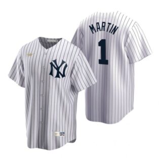 Men's Billy Martin New York Yankees Cool Base Jersey White