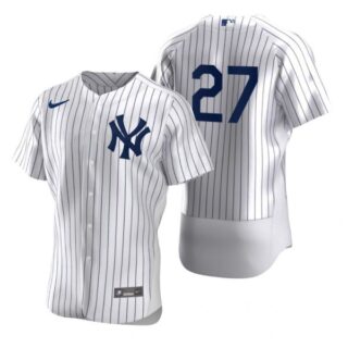Men's Giancarlo Stanton New York Yankees Flex Base Jersey White