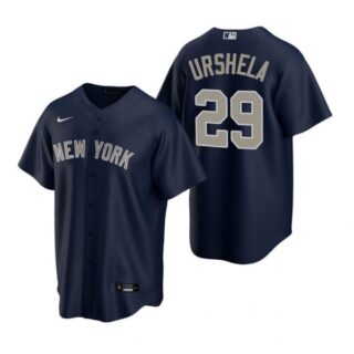 Men's Gio Urshela New York Yankees Cool Base Jersey Navy