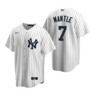 Men's Mickey Mantle New York Yankees Cool Base Jersey White