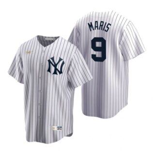 Men's Roger Maris New York Yankees Cool Base Jersey White