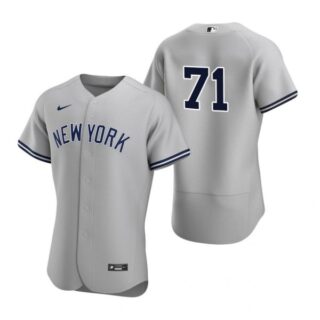 Men's Thairo Estrada New York Yankees Flex Base Jersey Gray
