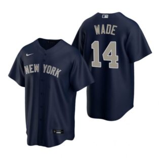 Men's Tyler Wade New York Yankees Cool Base Jersey Navy