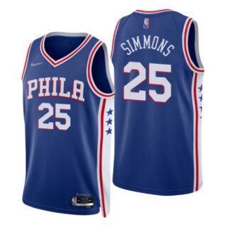 Men's Ben Simmons Philadelphia 76ers 75th Anniversary Diamond Jersey