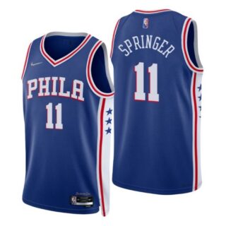 Men's Jaden Springer Philadelphia 76ers 75th Anniversary Diamond Jersey