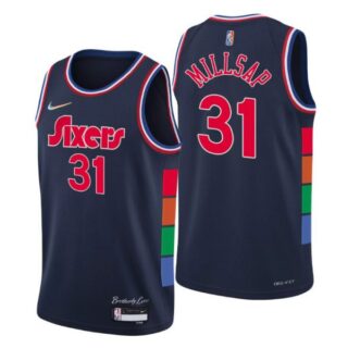 Men's Philadelphia 76ers Paul Millsap 2022 Diamond Jersey 75th Anniversary -