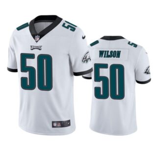 Men's Eric Wilson Philadelphia Eagles Vapor Limited Jersey Stitched White