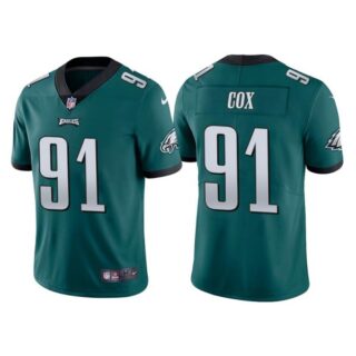 Youth Philadelphia Eagles Fletcher Cox Midnight Green Vapor Limited Stitched Jersey