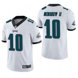 Men's #10 Gardner Minshew II Philadelphia Eagles Vapor Limited Jersey Stitched White