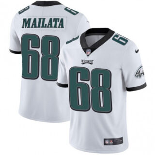 Men's Jordan Mailata Philadelphia Eagles Vapor Limited Jersey Stitched White