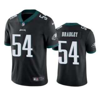 Men's Shaun Bradley Philadelphia Eagles Vapor Limited Jersey Stitched Black