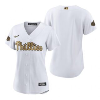 Women's Philadelphia Phillies 2022 MLB All-Star Game White Stitched Jersey