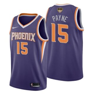 Men's #15 Cameron Payne Phoenix Suns 2021 NBA Finals Jersey Purple Icon Editon