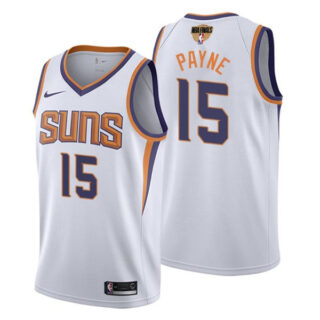 Men's #15 Cameron Payne Phoenix Suns 2021 NBA Finals Jersey White Association