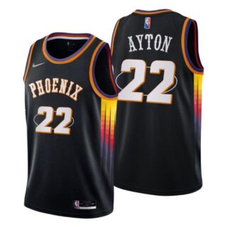 Men's Deandre Ayton Phoenix Suns 75th Anniversary Diamond Jersey Black