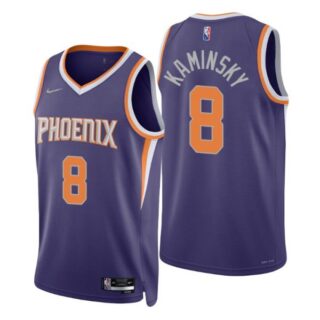 Men's Frank Kaminsky Phoenix Suns 75th Anniversary Diamond Jersey Purple Icon Editon