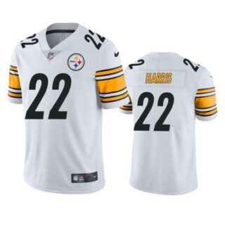Men's #22 Najee Harris Pittsburgh Steelers Vapor Limited Jersey Stitched White