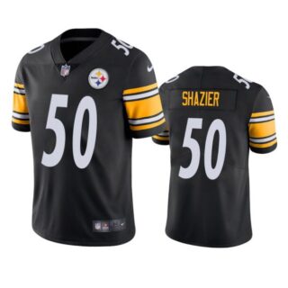 Men's #50 Ryan Shazier Pittsburgh Steelers Vapor Limited Jersey Stitched Black