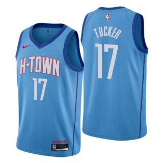 Men's P.J. Tucker Houston Rockets Basketball Jersey Blue