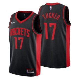 Men's P.J. Tucker Houston Rockets Basketball Jersey Black