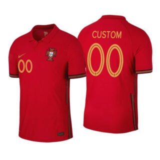Men's Custom Portugal National Red Home Jersey