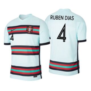 Men's Ruben Dias Portugal National Teal Away Jersey