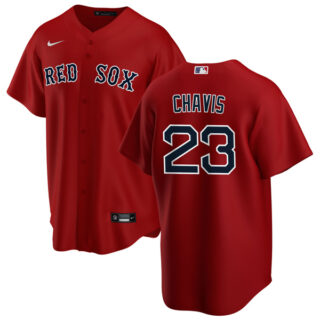 Men's Boston Red Sox #23 Michael Chavis Jersey Cool Base Red