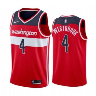 Men's Russell Westbrook Washington Wizards Basketball Jersey Red