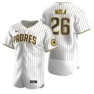 Men's #26 Austin Nola San Diego Padres Flex Base Jersey White