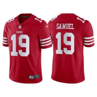 Men's San Francisco 49ers Deebo Samuel 2022 Vapor Limited Stitched Jersey Scarlet