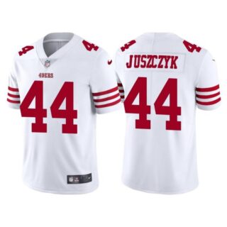 Men's San Francisco 49ers Kyle Juszczyk 2022 Vapor Limited Stitched Jersey White