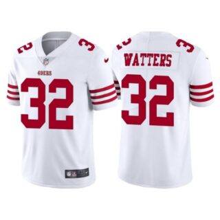 Men's San Francisco 49ers Ricky Watters 2022 Vapor Limited Stitched Jersey White