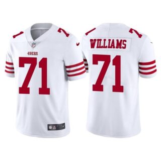 Men's San Francisco 49ers Trent Williams 2022 Vapor Limited Stitched Jersey White