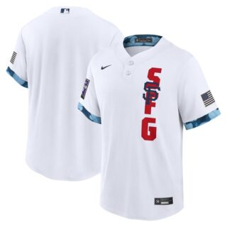 Youth San Francisco Giants 2021 MLB All-Star White Jersey Worn In-Game - Stitched