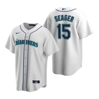 Men's Kyle Seager Seattle Mariners Cool Base Jersey Cream White
