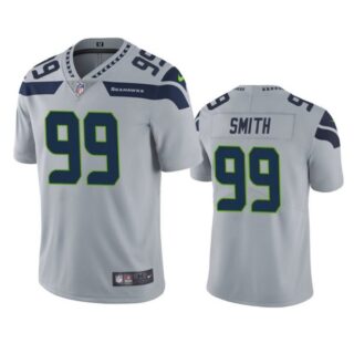 Men's #99 Aldon Smith Seattle Seahawks Limited Jersey Stitched Gray