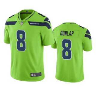 Men's #8 Carlos Dunlap Seattle Seahawks Limited Jersey Stitched Green