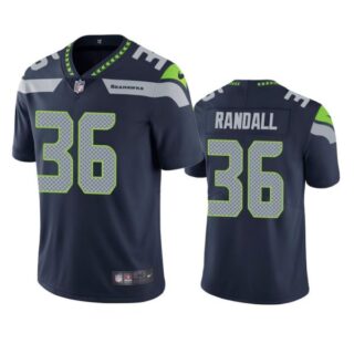 Men's #36 Damarious Randall Seattle Seahawks Limited Jersey Stitched Navy