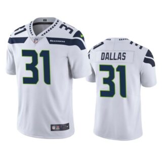 Men's #31 Deejay Dallas Seattle Seahawks Limited Jersey Stitched White