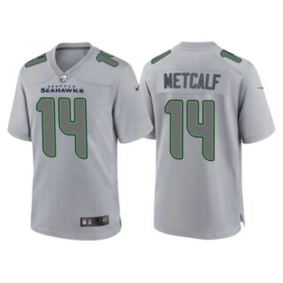 Youth Seattle Seahawks DK Metcalf Gray Atmosphere Fashion Stitched Jersey